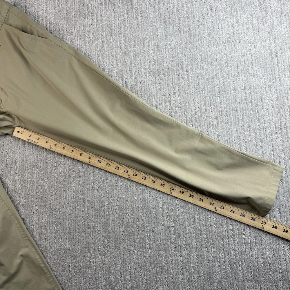 Rhone Commuter Slim Golf Pants Men's Size 33x27 Khaki